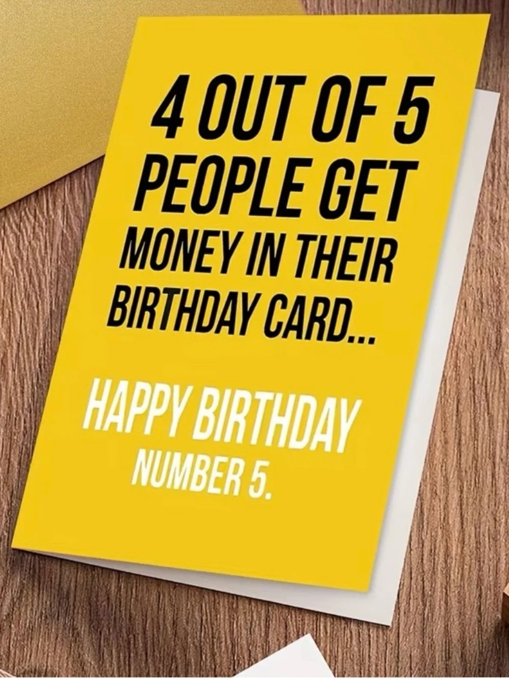 Funny Money Birthday Card